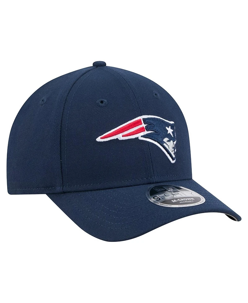 New Era Men's Navy New England Patriots Team Collection 9FORTY M-Crown Adjustable Hat