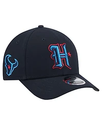 New Era Men's Navy Houston Texans Team Collection 9FORTY M-Crown Adjustable Hat