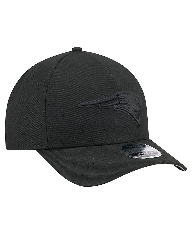 New Era Men's Black New England Patriots Team Collection 9FORTY M-Crown A-Frame Adjustable Hat