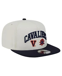 New Era Men's White Virginia Cavaliers Collegiate 9FIFTY A-Frame Snapback Hat