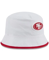 New Era Men's White San Francisco 49ers 2025 Nfl Training Camp Stretch Bucket Hat