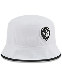 New Era Men's White Baltimore Ravens 2025 Nfl Training Camp Stretch Bucket Hat