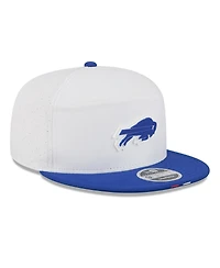 New Era Men's White/Royal Buffalo Bills 2025 Nfl Training Camp Split Panel 9FIFTY Snapback Hat