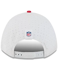 New Era Big Boys and Girls White/Red Kansas City Chiefs 2025 Nfl Training Camp A-Frame 9FORTY Adjustable Hat