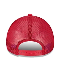 New Era Men's Red Philadelphia Phillies 2025 Big League Chew A-Frame 9FORTY Adjustable Trucker Hat