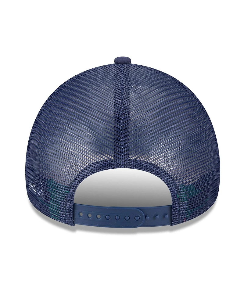 New Era Men's Navy Milwaukee Brewers 2025 Big League Chew A-Frame 9FORTY Adjustable Trucker Hat