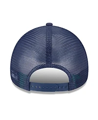 New Era Men's Navy Milwaukee Brewers 2025 Big League Chew A-Frame 9FORTY Adjustable Trucker Hat