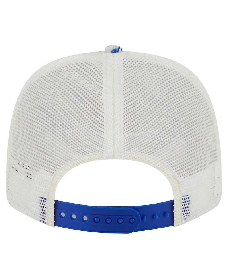 New Era Men's White New York Knicks Lemon Tree 9SEVENTY Adjustable Hat