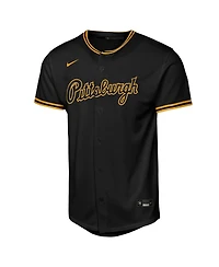 Nike Big Boys and Girls Black Pittsburgh Pirates Alternate 2 Replica Jersey