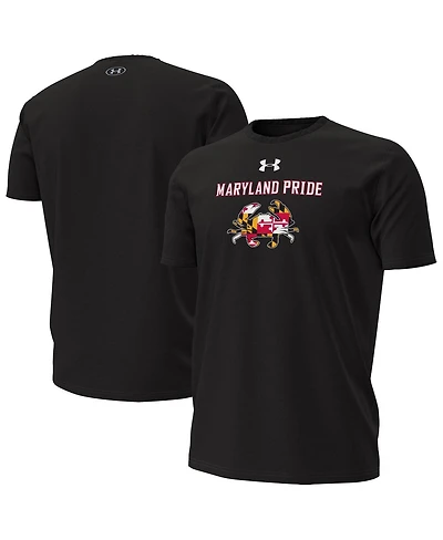 Under Armour Men's Black Maryland Terrapins Pride Crab T-Shirt