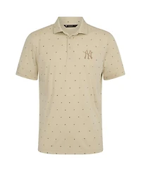 LevelWear Men's Cream New York Yankees Vision Polo Shirt