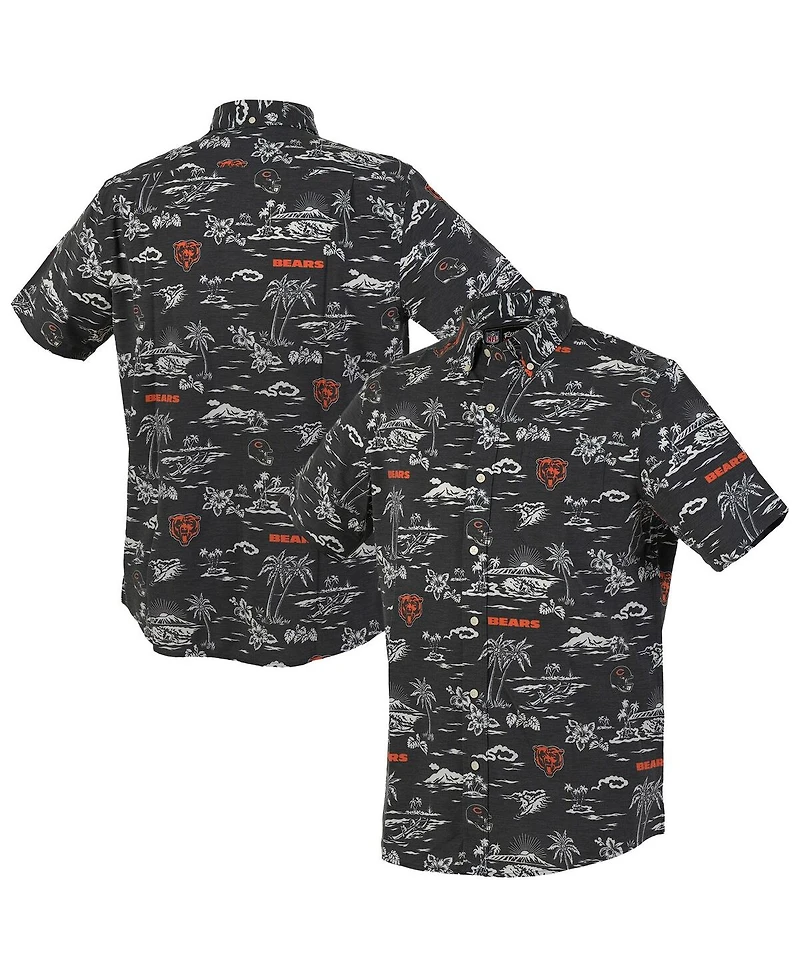 Reyn Spooner Men's Navy Chicago Bears Kekai Performance Button-Down Shirt