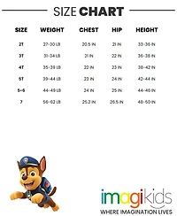 Paw Patrol Boys Varsity Zip Up Bomber Jacket
