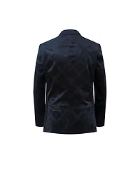 Elie Balleh Toddler Navy Velvet Sports Coat Jacket