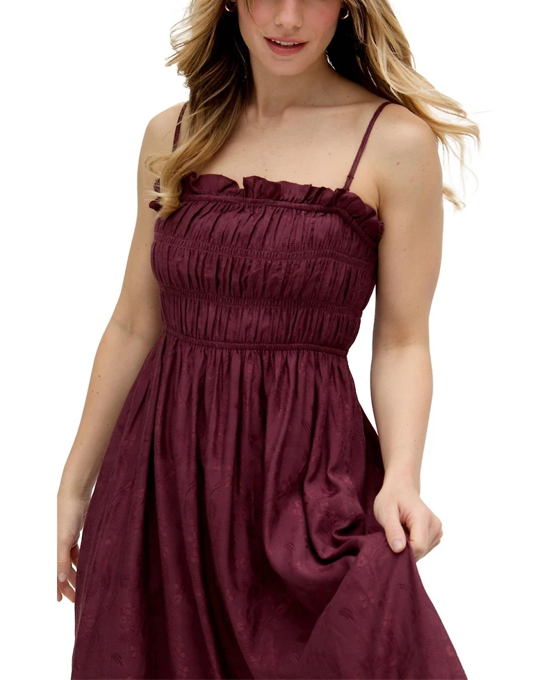 Raffya Women's Marie All Over Jacquard Mini Dress