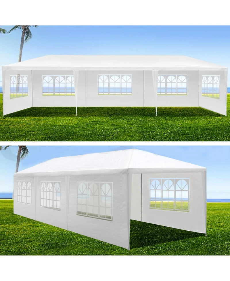 Streamdale Furniture 10x30' Outdoor Gazebo Wedding Party Tent with Sidewalls