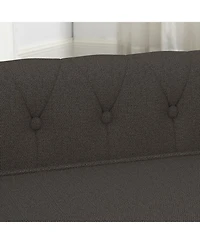 Streamdale Furniture Elegant Elevated Dog Sofa Bed - Dark Brown