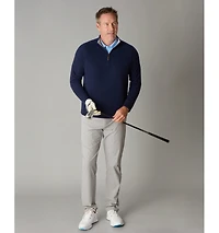 LuxLined Men's Itch-Free Cashmere Quarter-Zip Sweater with Soft Inner Lining