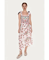 Jessie Zhao New York Women's Beach Sarong Wrap - Day Garden