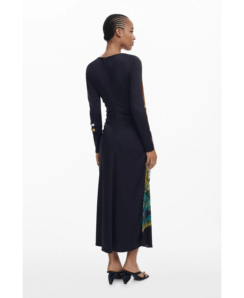 Desigual Women's Collage asymmetrical dress