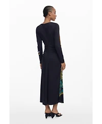 Desigual Women's Collage asymmetrical dress