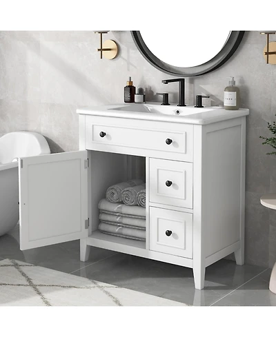 Streamdale Furniture 30" Bathroom Vanity with Sink