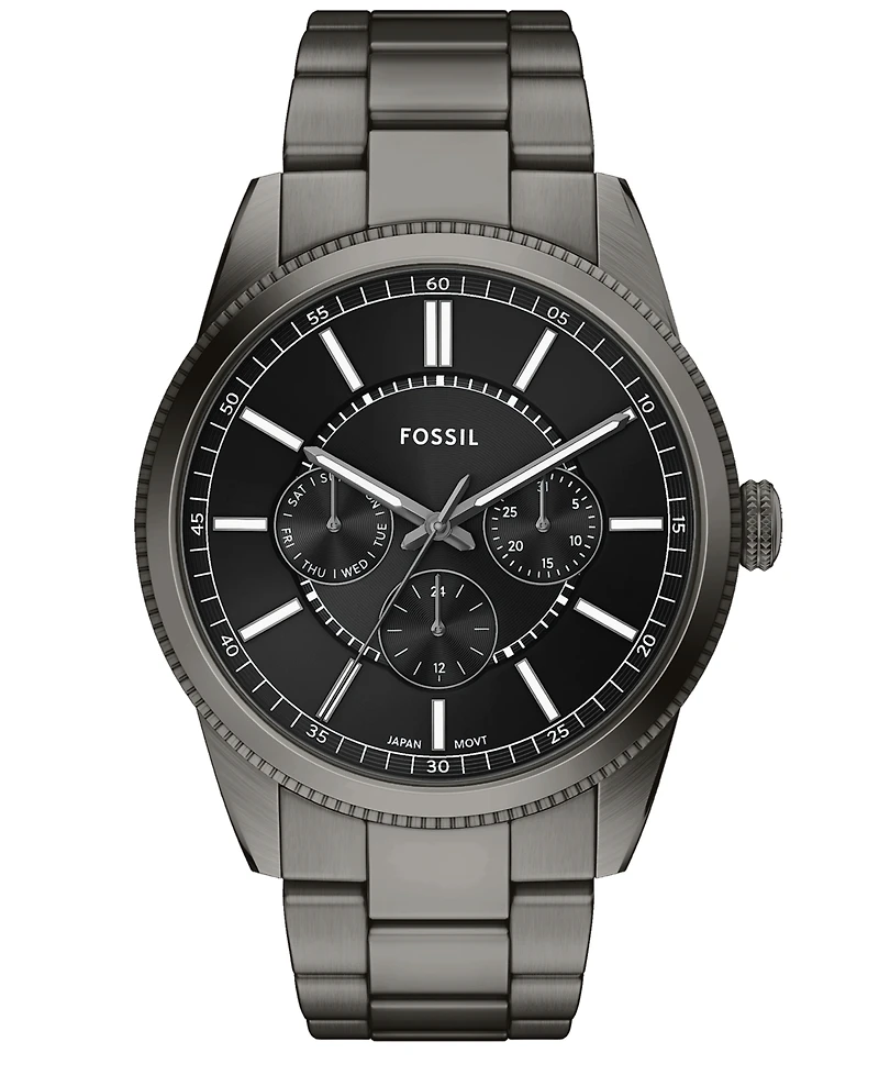 Fossil Men's Pearson Multifunction Gunmetal Stainless-Steel Watch, 42mm