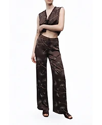Nocturne Women's Beaded Embroidered Pants