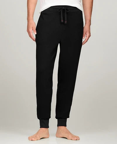Tommy Hilfiger Men's Classic-Fit Waffle-Knit Thermal Pajama Joggers
