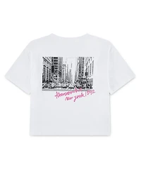abercrombie kids Girls New York City Streets Boxy T-Shirt