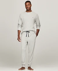 Tommy Hilfiger Men's Waffle-Knit Long-Sleeve Crewneck Thermal Top