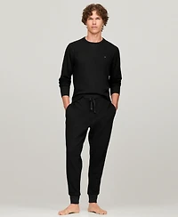 Tommy Hilfiger Men's Waffle-Knit Long-Sleeve Crewneck Thermal Top