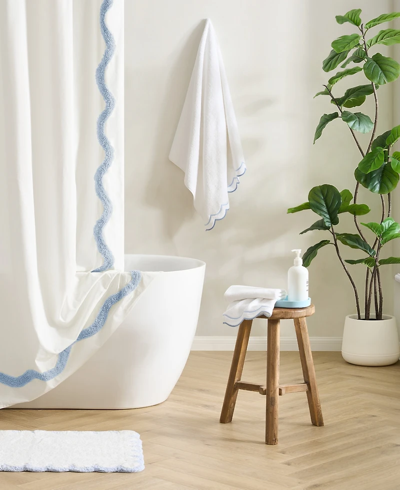 Peri Home Scallop 4-Pc. Cotton Towel Set