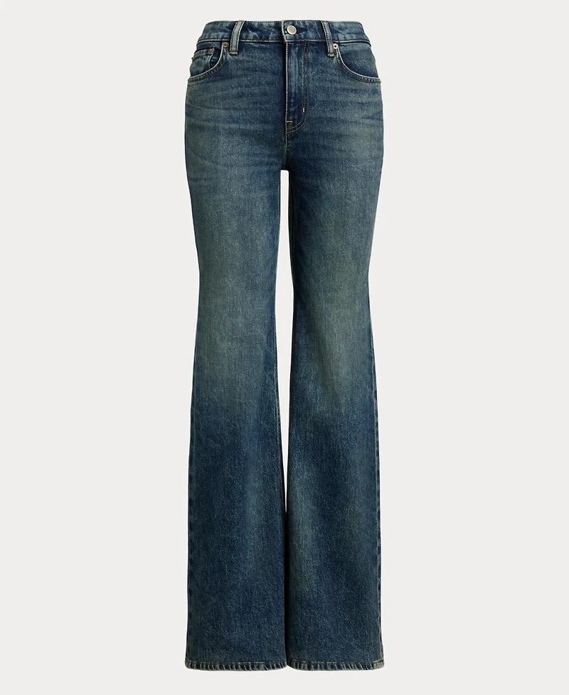 Lauren Ralph Women's High-Rise Flare Jeans