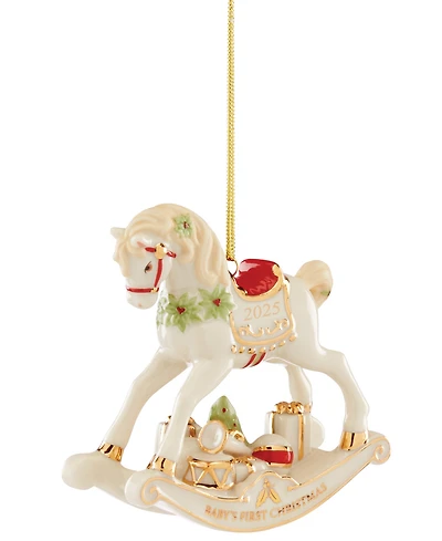 Lenox 2025 Vintage Rocking Horse Ornament