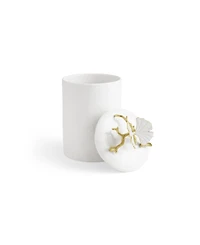Michael Aram Butterfly Ginkgo Gold Small Porcelain Canister