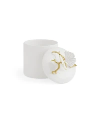 Michael Aram Butterfly Ginkgo Gold Extra Small Porcelain Canister