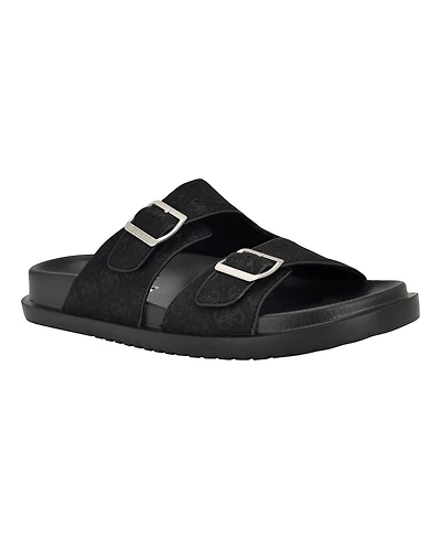Guess Men's Verone Double Strap Fashion Slides
