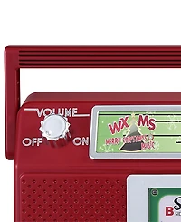 Mr. Christmas 7" Santa's Boom Box Radio