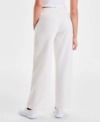 Id Ideology Women's Relaxed High-Rise Flare-Leg Fleece Pants, Macy's Exclusive