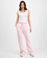 Planet Heart Juniors' Novelty Flare Fleece Sweatpants