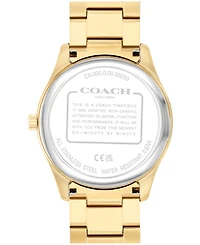 Coach Men's Oliver Gold Tone Stainless Steel Bracelet Watch, 41mm