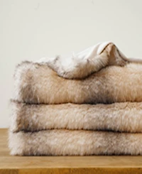 Battilo Luxury Tipped Faux Fur Throw, 50" x 60"