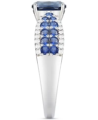 Gemstone (1-1/10 ct. t.w.) & Diamond (1/5 t.w) Oval Ring 14k Gold