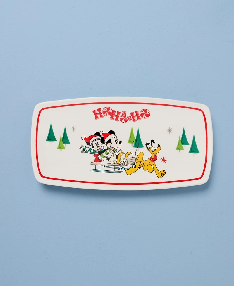 Lenox Disney Holiday Porcelain Hors D'oeuvre Tray