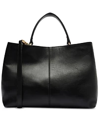 Arezzo Delphine Large Leather Shopping Bag