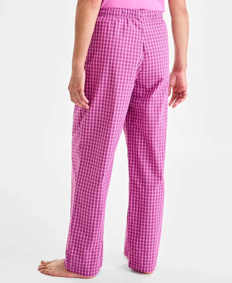 Charter Club Women's Cotton Poplin Pajama Pants