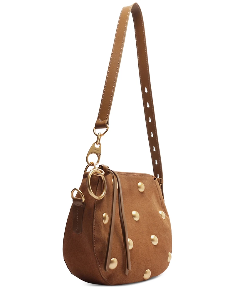 Arezzo Jamie Medium Suede Crossbody