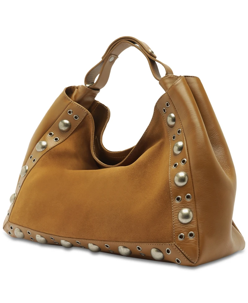 Arezzo Owen Medium Suede Tote