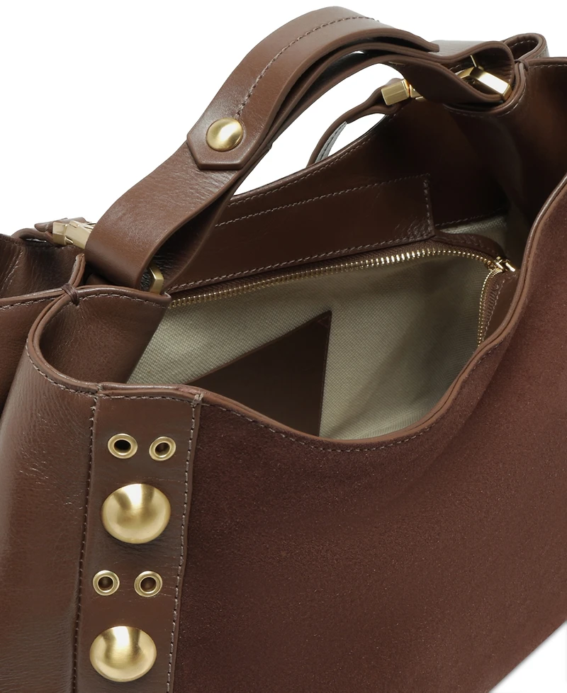 Arezzo Owen Medium Suede Tote